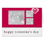 Carte de voeux de photo de jour de Valentines