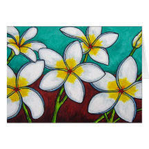 Carte de voeux de plaisir de Frangipani #3