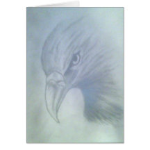 Carte de voeux d'Eagle de Matthew