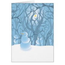 Carte de voeux d'hiver