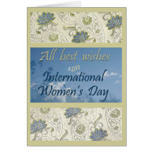 Carte de voeux du jour des femmes internationales