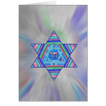 Carte de voeux heureuse de vacances de Chanukah