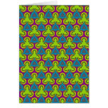 Carte de voeux multicolore de motif