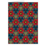 Carte de voeux multicolore de motif