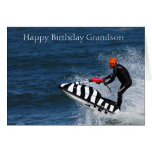 Carte de voeux personnalisable d'anniversaire Jets