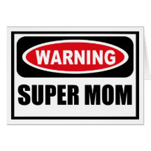 Carte de voeux SUPERBE d'avertissement de MAMAN