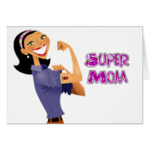 Carte de voeux superbe de blanc de maman