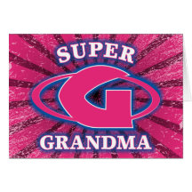 Carte de voeux superbe de grand-maman
