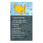 Carte d'entreprise de services d'aquarium modèle de carte de visite