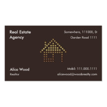 Carte d'entreprise immobilière carte de visite