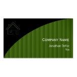Carte d'entreprise immobilière modèle de carte de visite