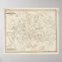 Carte des constellations posters