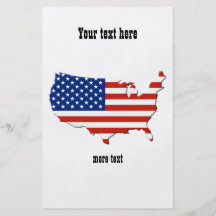Carte des Etats-Unis Tract Personnalisé