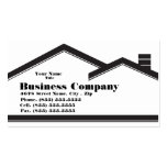Carte d'immobiliers/entreprise de construction cartes de visite professionnelles