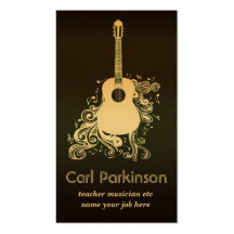 carte d'industrie musicale cartes de visite professionnelles