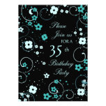 Carte d'invitation de fête d'anniversaire de remou