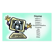 Carte d'ordinateur cartes de visite professionnelles