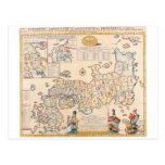 Carte du Japon 3 Cartes Postales