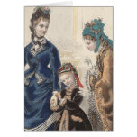 Carte du jour de mère - mères victoriennes et fill