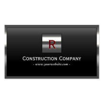 Carte en acier d'entreprise de construction de mon cartes de visite personnelles