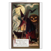 Carte enchantante de Halloween