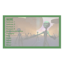 Carte étrangère de profil d'attaque modèles de cartes de visite