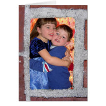 Carte faite sur commande de cadre de photo