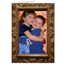 Carte faite sur commande de cadre de photo