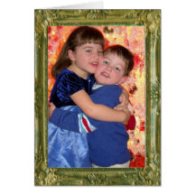 Carte faite sur commande de cadre de photo