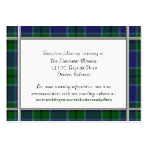 Carte faite sur commande de clôture de mariage de  carte de visite