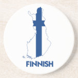 CARTE FINLANDAISE DESSOUS DE VERRES
