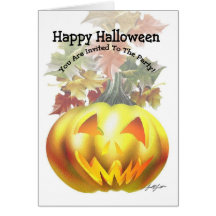 Carte heureuse de Halloween (PARTIE)