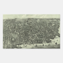 Carte imagée vintage de Marblehead mA (1882) autocollants