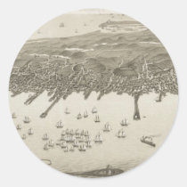Carte imagée vintage de Provincetown (1882) autocollants