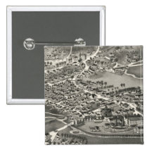 Carte imagée vintage du sandwich mA (1884) Badges