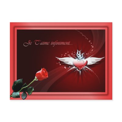 Carte je t'aime st valentin amour cartes postales by patdid