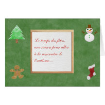 Carte Le temps des fêtes une saison pour Greeting Cards