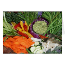 Carte, "légume et guacamole "