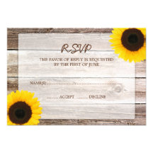Carte l'épousant en bois de réponse de la grange R Invitations Personnalisables