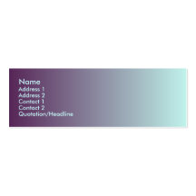 Carte lyrique de profil cartes de visite professionnelles