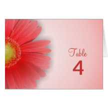 Carte magnifique de Tableau de Gerbera