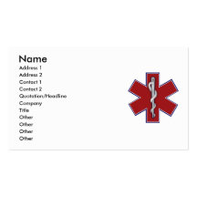 Carte médicale de profil cartes de visite professionnelles