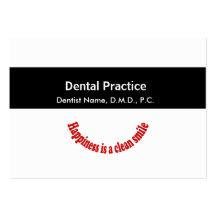 Carte médicale de rendez-vous de dentiste cartes de visite personnelles