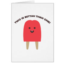 Carte mignonne de Popsicle