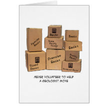 Carte mobile d'humour de géologue
