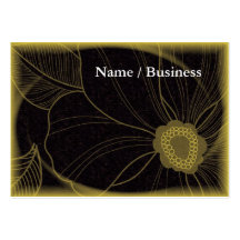 Carte moderne jaune et noire modèles de cartes de visite