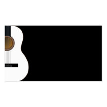 Carte personnalisable d'industrie musicale de guit cartes de visite personnelles
