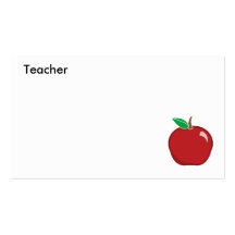 Carte-Personnaliser des affaires du professeur Cartes De Visite Personnelles