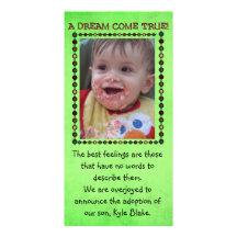 carte photo d'adoption photocartes