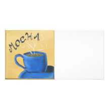 Carte photo de café photocartes